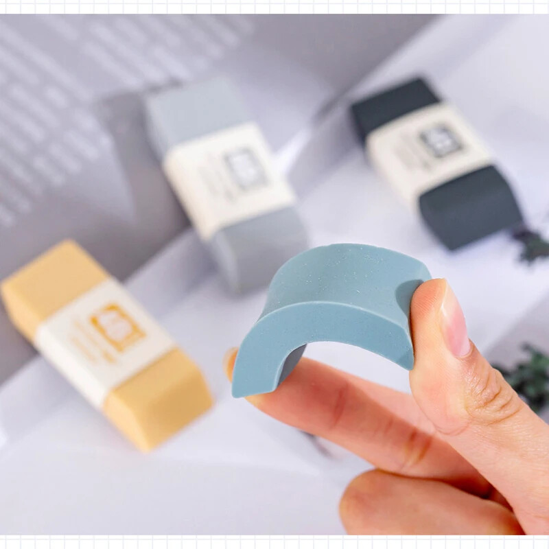 4 bucăți de șters Morandi Color 4B, cauciuc portabil pentru copii, cadou pentru studenți, articole de papetărie, premii, birou, școală, examen, corectare, rechizite de artă