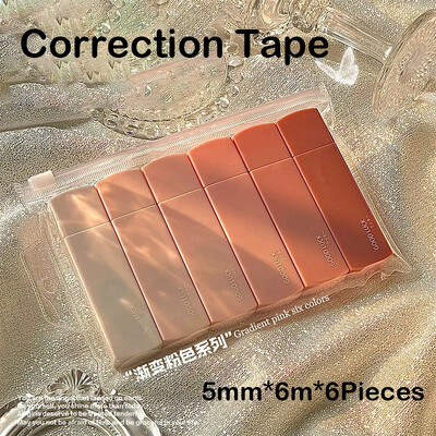 Journamm 6tk/pakk 5mm*6m armas paranduslint Õpilase vea kustutuslint Pliiatsi tüüpi kooli kontoritarbed loomingulised kirjatarbed