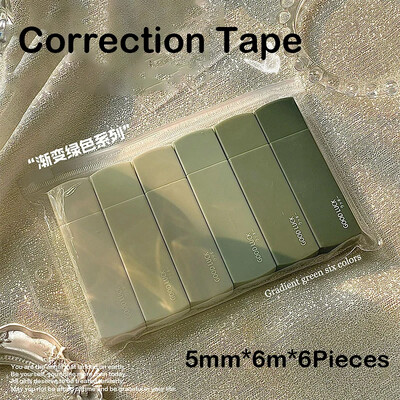 Journamm 6tk/pakk 5mm*6m armas paranduslint Õpilase vea kustutuslint Pliiatsi tüüpi kooli kontoritarbed loomingulised kirjatarbed