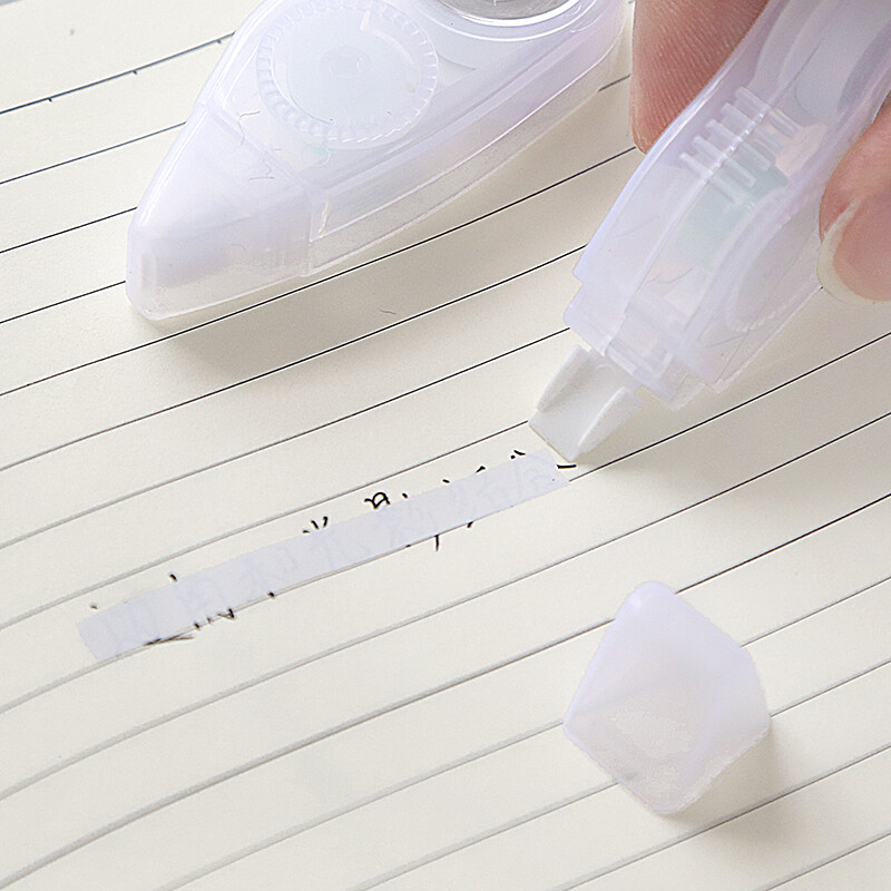 6tk/partii White Out Correction Tape Kirjatarbed Koolitarbed 8m Pikkus