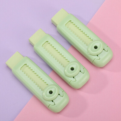 Kūrybingi stumdomi trintukai, stumdomas ir traukiamas pieštuko trintukas, ištraukiamas pieštukas, guminis mokyklinės raštinės reikmenys