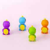 4 бр. Гореща разпродажба за студенти, стационарни подаръци, новост, молив, форма на динозавър, гумена гума за подарък за деца, корейски канцеларски материали, гума