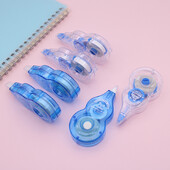 6Pcs/set Valjkasta traka za korekciju 8mx5mm Bijela traka za naljepnice za učeničku traku za brisanje pogreške Školski uredski pribor Papirnice
