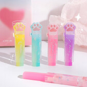 Gumă creion de culoare Jelly Gumă de gumă labe de pisică pentru școală Instrumente de scris Papetarie coreeană Cadouri pentru copii Rechizite de birou