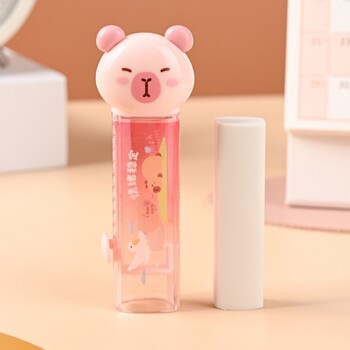 3 τεμ/παρτίδα Kawaii Capybara Cartoon Push-pull Design Γόμα για Pencil Cute Erasers Σχολικά είδη γραφείου Χαρτικά δώρου