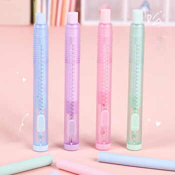 Γόμες Kawaii Rubber with Refillable Pencil Wipe Clean Correction Εργαλείο γραφής Κορεατικής Σχολικής Γραφικής ύλης Είδη γραφής γραφείου