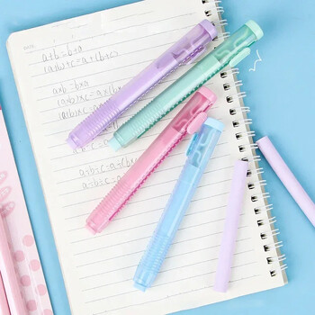 Γόμες Kawaii Rubber with Refillable Pencil Wipe Clean Correction Εργαλείο γραφής Κορεατικής Σχολικής Γραφικής ύλης Είδη γραφής γραφείου