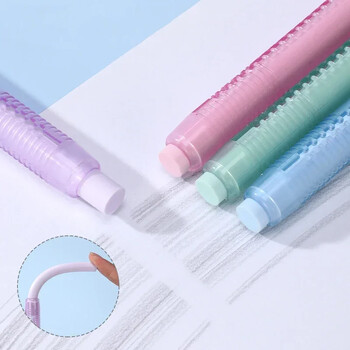 Γόμες Kawaii Rubber with Refillable Pencil Wipe Clean Correction Εργαλείο γραφής Κορεατικής Σχολικής Γραφικής ύλης Είδη γραφής γραφείου