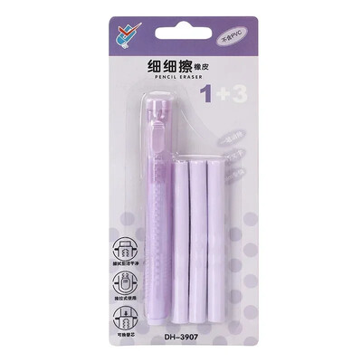 Γόμες Kawaii Rubber with Refillable Pencil Wipe Clean Correction Εργαλείο γραφής Κορεατικής Σχολικής Γραφικής ύλης Είδη γραφής γραφείου