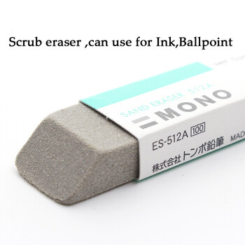 Tombow Mono Eraser for Ink Gel Stand Ballpoint Sand Eraser Kneaded Scrub Rubber Eraser Corretivo Escolar Stationery ES-510A/512A