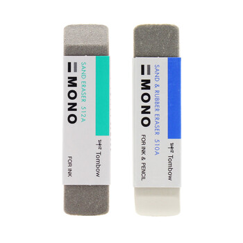 Tombow Mono Eraser for Ink Gel Stand Ballpoint Sand Eraser Kneaded Scrub Rubber Eraser Corretivo Escolar Stationery ES-510A/512A