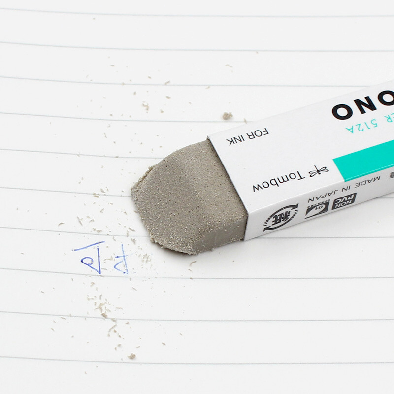 „Tombow Mono Eraser“, skirtas rašalo gelio tušinukai, smėlio trintukas Minkštas šveitimas guminis trintukas „Corretivo Escolar“ raštinės reikmenys ES-510A/512A