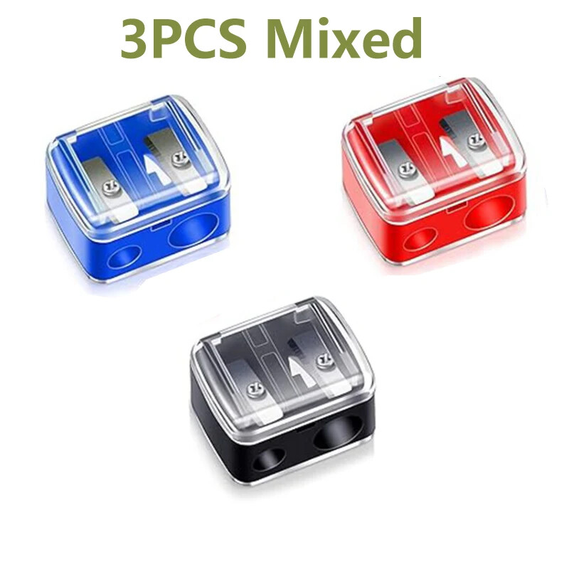 1-3tk Silmapliiatsi teritaja Kahekordne meigiteritaja Kosmeetiline pliiats Kompaktsed meigipliiatsiteritajad silmapliiatsi huulepliiatsi pliiatsite jaoks