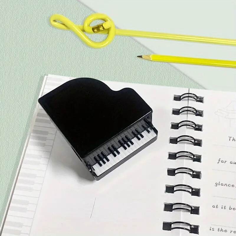 Ascuțitor de creioane în formă de pian, 4 buc., portabil pentru acasă, artiști, ingineri, papetărie muzicală pentru schiță, creioane, cadou, aprovizionare pentru studenți