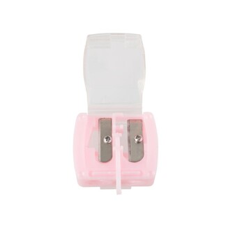 Double Holes Precision Lipstick Cosmetic Pencil Sharpener For Eyebrow Lip Liner Eyeliner Μολύβι για κορίτσια Σχολικά είδη