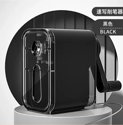 Siseneb automaatselt pliiatsiteritaja lauaarvuti pöörlev kleepumisvastane plii käsitsi väntatav mehaaniline tööriist koolitarbed