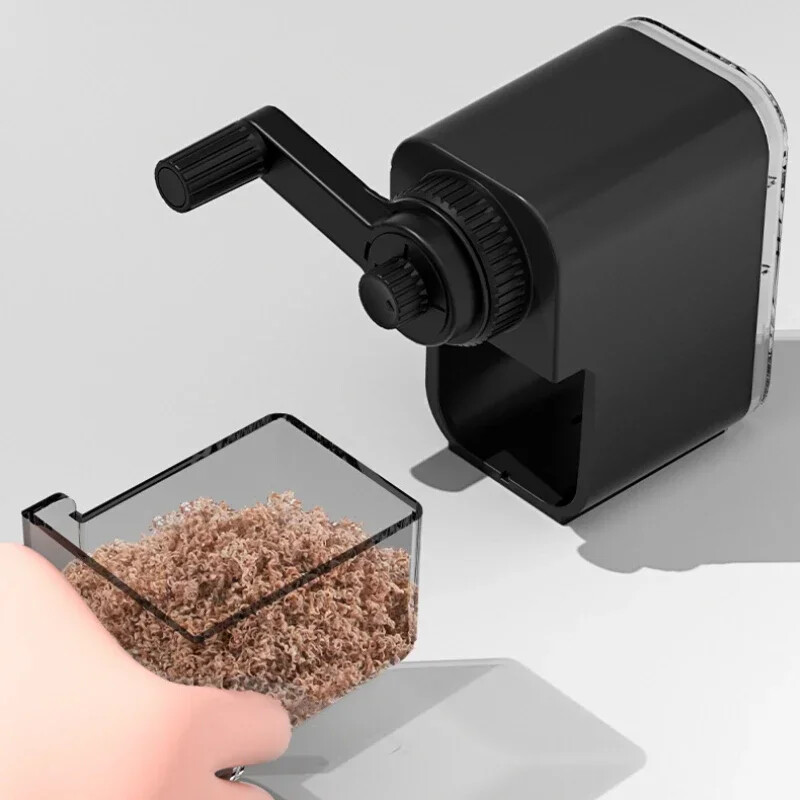 Siseneb automaatselt pliiatsiteritaja lauaarvuti pöörlev kleepumisvastane plii käsitsi väntatav mehaaniline tööriist koolitarbed