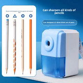 Ръчна острилка за моливи Студентска въртяща се пила Самобръсначка Детски канцеларски материали Училищни пособия Инструменти за изкуство Острилка за рисуване Нож