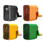 Ascuțitorul rotativ de creion de birou introduce automat rechizitele școlare cu plumb Instrument mecanic cu manivelă Premiul pentru studenți