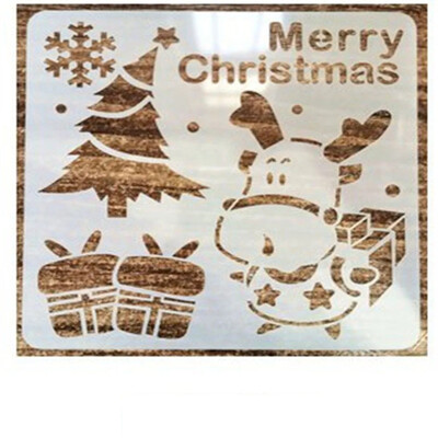 Snježna pahuljica Šuplje šablone za slojeve za zidne slike Album za albume s markicama Ukrasni predložak kartice za utiskivanje Uradi sam