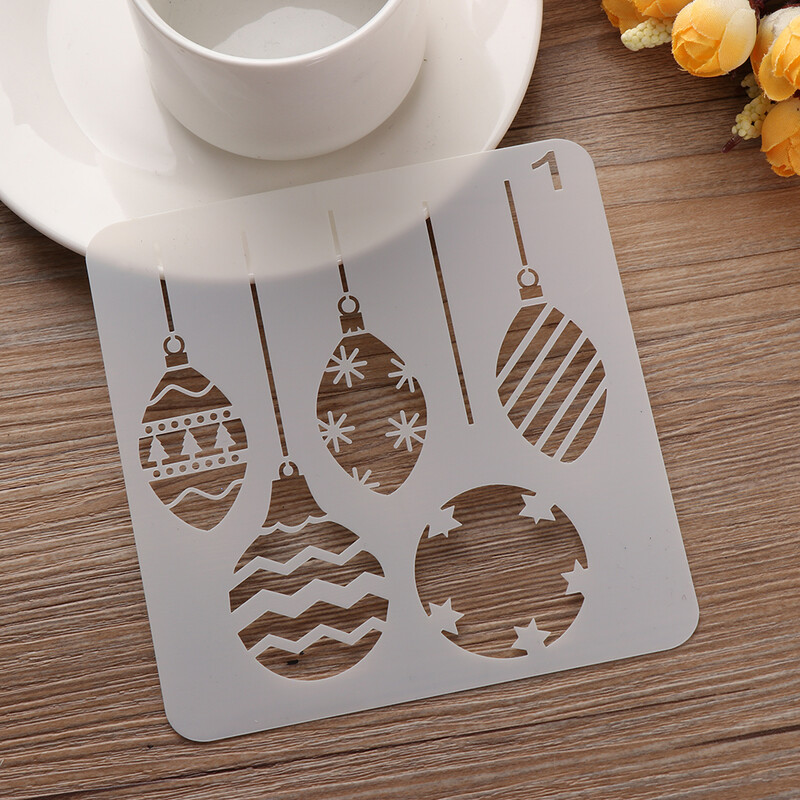 Snježna pahuljica Šuplje šablone za slojeve za zidne slike Album za albume s markicama Ukrasni predložak kartice za utiskivanje Uradi sam