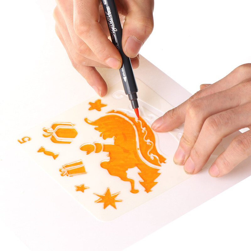 Snježna pahuljica Šuplje šablone za slojeve za zidne slike Album za albume s markicama Ukrasni predložak kartice za utiskivanje Uradi sam