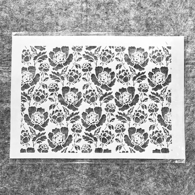 A4 29cm veľké kvety textúra DIY vrstvené šablóny nástenná maľba scrapbooking vyfarbovanie embossovanie album dekoratívna šablóna
