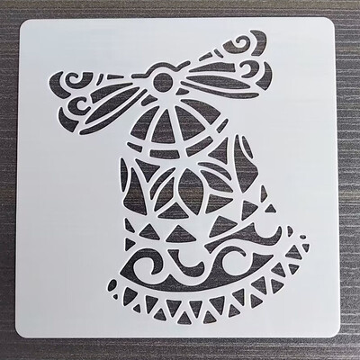 1 KOM 13*13 Cm Predložak lijepe sove DIY Šablone za slojeve Zidne slike Spomenar Bojanje Reljefni album Predložak ukrasne kartice