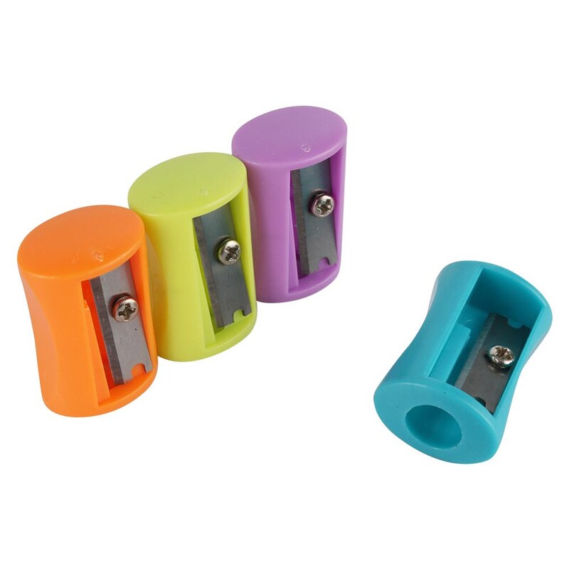 30 бр. Мини пластмасова острилка за моливи Candy Color Стандартна машина за рязане на моливи Училищни офис консумативи Канцеларски материали Подаръци за рожден ден