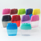 Šiljilo velikog kapaciteta s dvije rupe i spremnikom za strugotine, izdržljivo i jednostavno za korištenje, savršeno šiljilo za studente