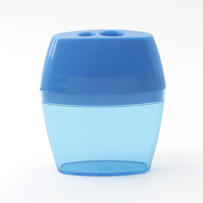 Šiljilo velikog kapaciteta s dvije rupe i spremnikom za strugotine, izdržljivo i jednostavno za korištenje, savršeno šiljilo za studente