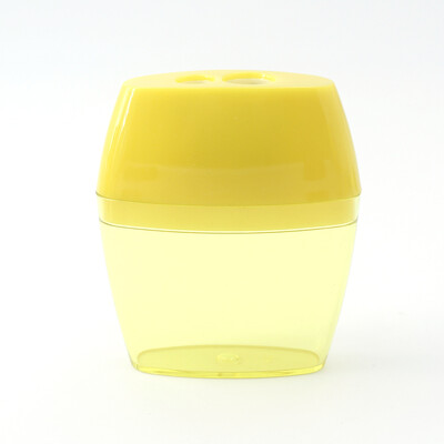 Šiljilo velikog kapaciteta s dvije rupe i spremnikom za strugotine, izdržljivo i jednostavno za korištenje, savršeno šiljilo za studente