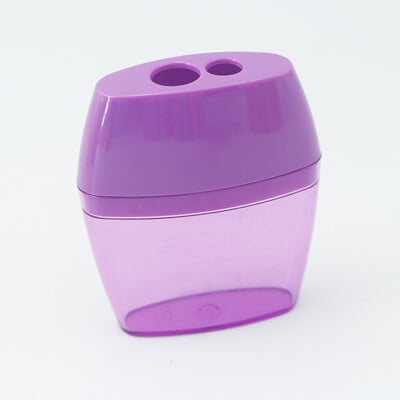 Šiljilo velikog kapaciteta s dvije rupe i spremnikom za strugotine, izdržljivo i jednostavno za korištenje, savršeno šiljilo za studente