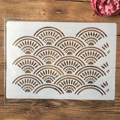 A4 29 cm mekani tanki valoviti DIY šablone za slojeve Spomenar za bojenje Album za utiskivanje Ukrasni predložak