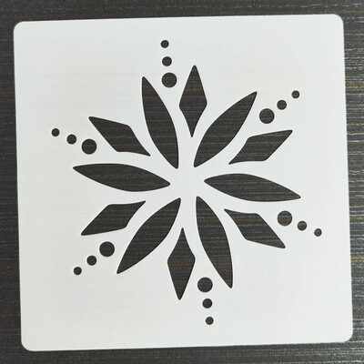 30*30cm Geometrijska Mandala DIY Šablone za slojeve Oslikavanje zidova Namještaj Spomenar Bojanje Album za utiskivanje Ukrasni predložak