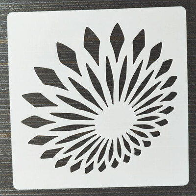 30*30cm Geometrijska Mandala DIY Šablone za slojeve Oslikavanje zidova Namještaj Spomenar Bojanje Album za utiskivanje Ukrasni predložak