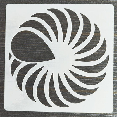 30*30cm Geometrijska Mandala DIY Šablone za slojeve Oslikavanje zidova Namještaj Spomenar Bojanje Album za utiskivanje Ukrasni predložak