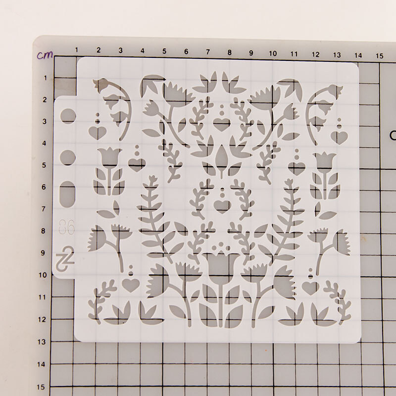 Шаблони за рисуване Шаблон за многократна употреба за рисуване върху дървени скали Платно Плат Стъкло Керамика S86