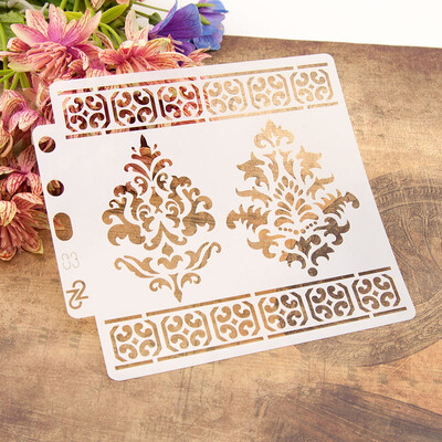 Șablon de desen, șabloane reutilizabile pentru pictura DIY Craft Card Rock Decor S83