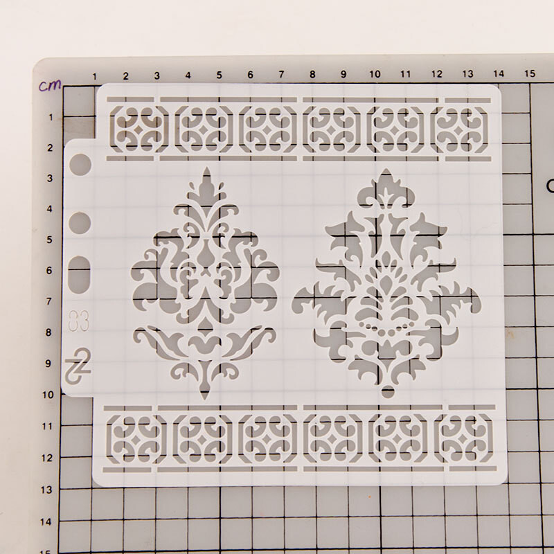 Шаблон за шаблон за рисуване, шаблони за многократна употреба за рисуване Направи си сам Craft Card Rock Decor S83