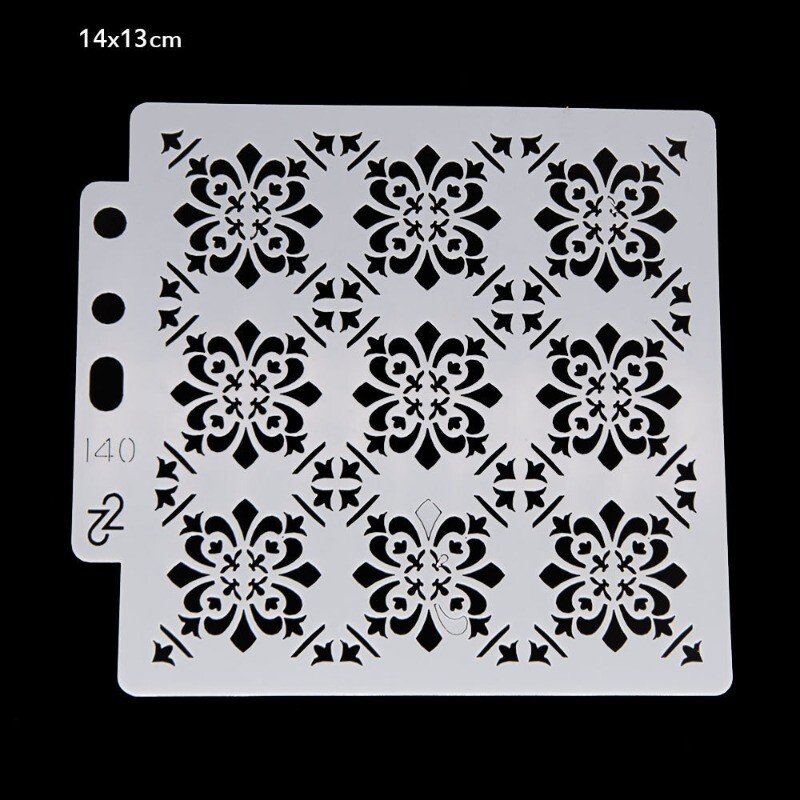 Šablone za slikanje Šablona za višekratnu upotrebu za slikanje na drvenom kamenju Platno Tkanina Staklo Keramika S140