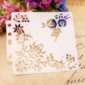 Plastične DIY šablone za višekratnu upotrebu, predložak za crtanje za slikanje na drvenom platnu Božićni ukras S73