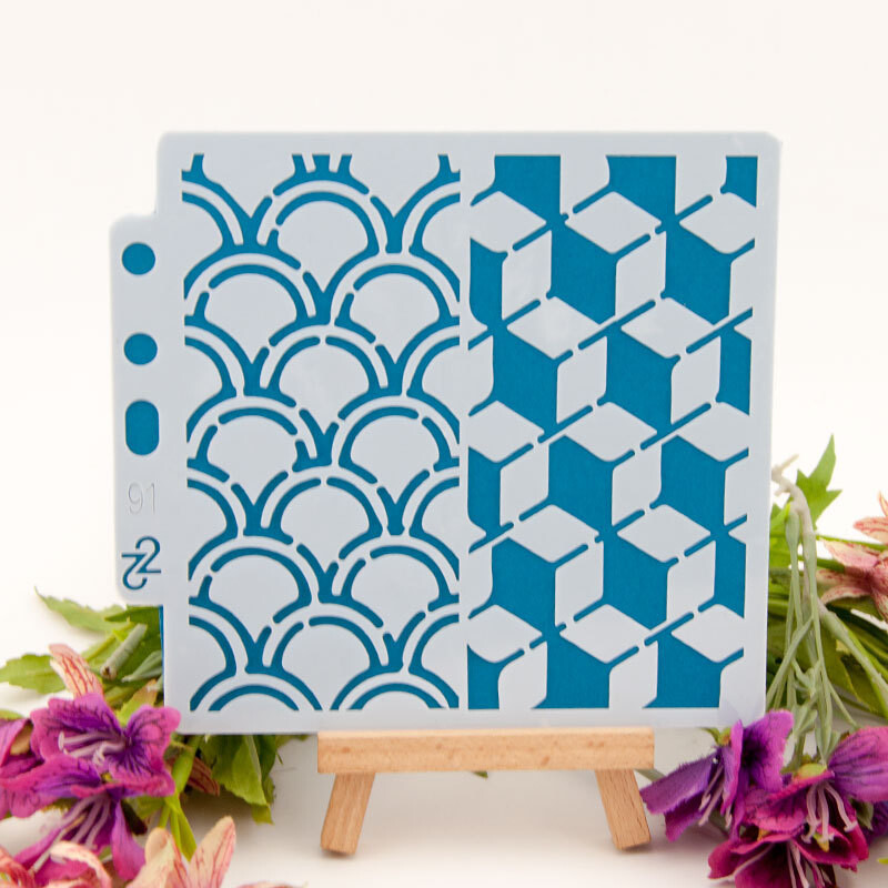 Šablone za slikanje Šablona za višekratnu upotrebu za slikanje na drvenom kamenju Platno Tkanina Staklo Keramika S91