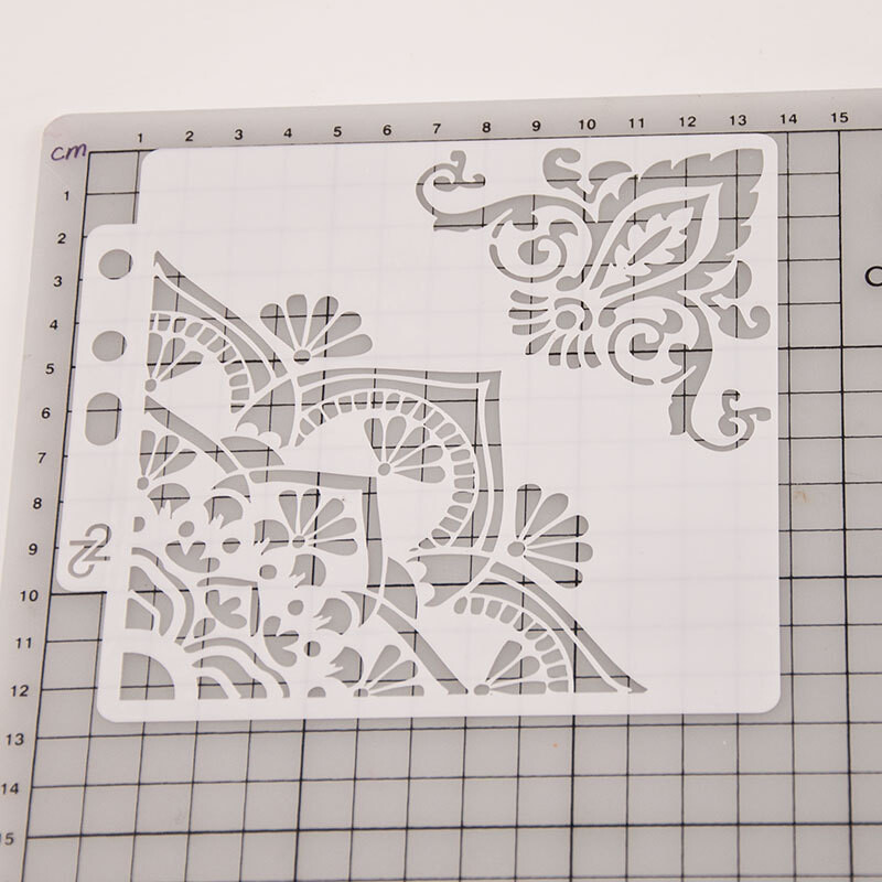 Šablona za crtanje, šablone za višekratnu upotrebu za slikanje DIY Craft Card Rock Decor S69