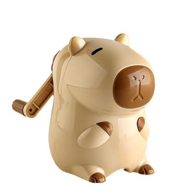 Модерна сладка острилка за моливи Capybara Механични ръчни инструменти за заточване Автоматично влиза в анимационни училищни офис консумативи