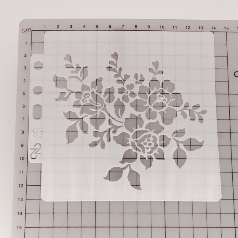 Шаблон за шаблон за рисуване, шаблони за многократна употреба за рисуване Направи си сам Craft Card Rock Decor S93