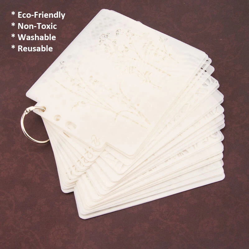 Șabloane de bricolaj reutilizabile, Șabloane de pictură în formă de copaci pentru proiecte de artă rock bricolaj pe decorarea mobilierului din lemn Scrapooking S101