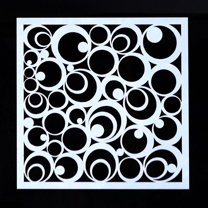 13 cm DIY rukotvorina, geometrijska šablona za nanošenje slojeva za slikanje, spomenar, album za utiskivanje, ukrasne papirnate kartice za utiskivanje