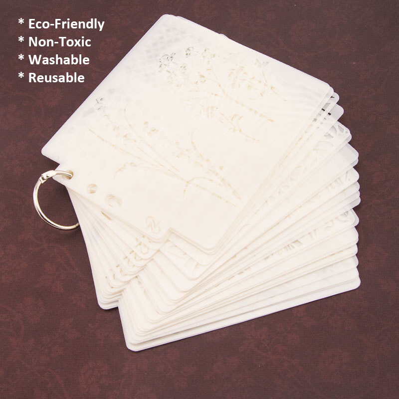 Șablon de desen, șabloane reutilizabile pentru pictura DIY Craft Card Rock Decor S88