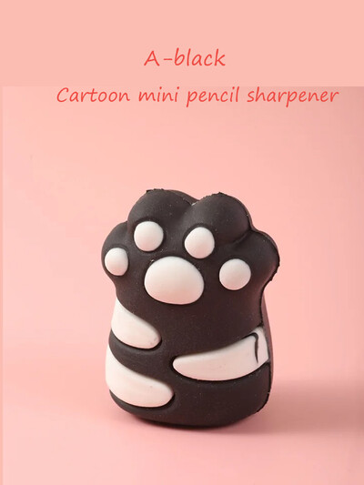 1 бр. Острилки за моливи Сладка котешка острилка с форма на лапа Молив Стандартна машина за рязане на моливи Студентски Училищни канцеларски материали
